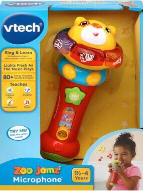 VTech Zoo Jamz Microphone - Musical Voice-Changing Toddler Toy 1½-4Y New in Box